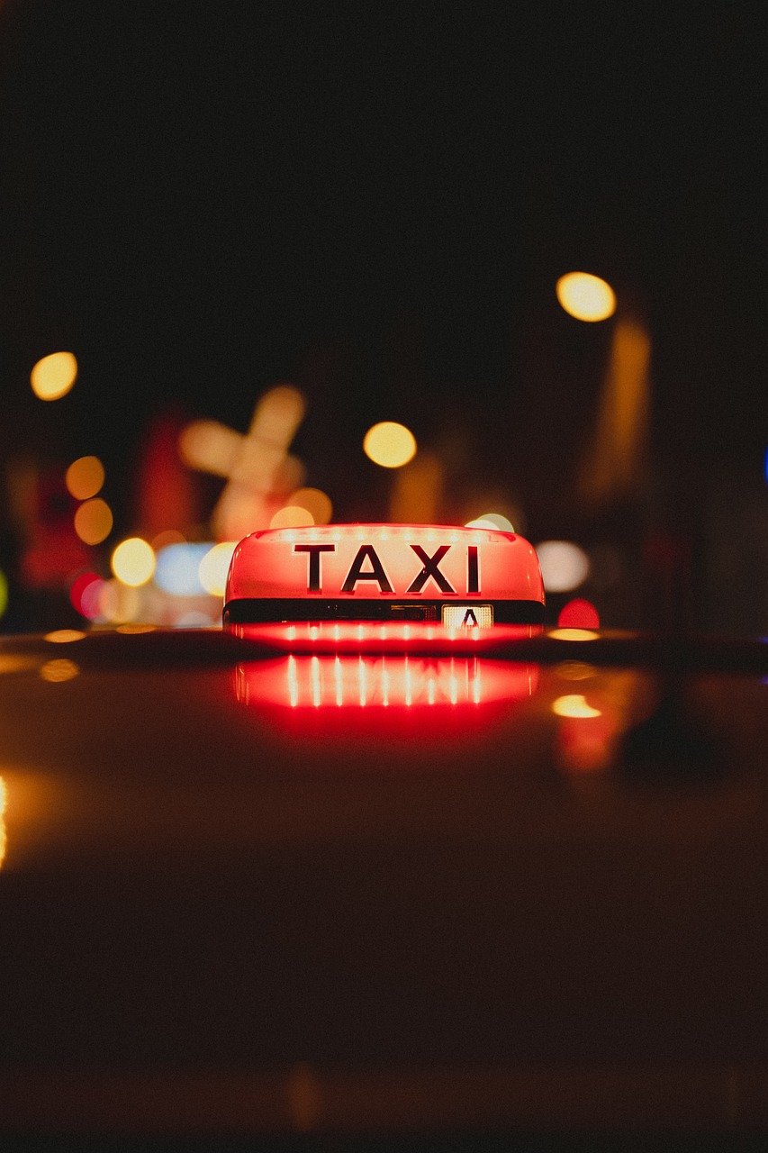 En taxi
